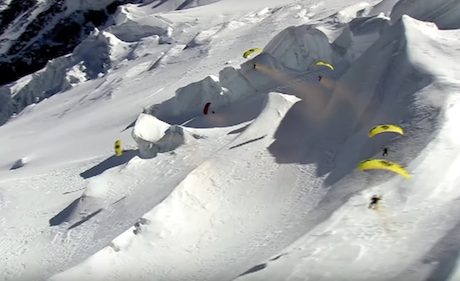 Speed Flying au Mont-Blanc - Apocalypse Snow Officiel